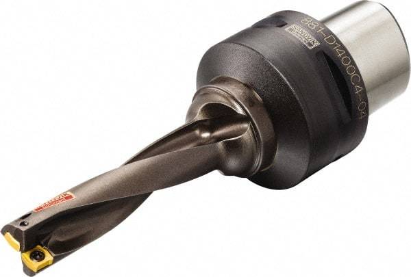 Sandvik Coromant - 80mm Max Drill Depth, 4xD, 20mm Diam, Indexable Insert Drill - C4 Coromant Shank - Caliber Tooling