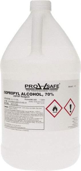 PRO-SAFE - 1 Gallon Isopropyl Alcohol Liquid - Comes in Bottle, 70% Isopropyl Alcohol - Caliber Tooling