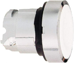 Schneider Electric - 22mm Mount Hole, Flush, Pushbutton Switch Only - Round, White Pushbutton, Maintained (MA) - Caliber Tooling