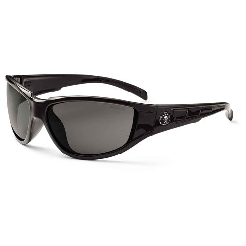 Njord Smoke Lens Black Safety Glasses - Caliber Tooling