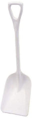 Remco - 14" High x 11" Wide Square Plastic Scoop - 38" Long Plastic D-Grip Handle - Caliber Tooling