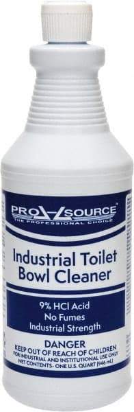 PRO-SOURCE - 1 qt Bottle Liquid Bathroom Cleaner - Mint Scent, Toilet Bowl - Caliber Tooling