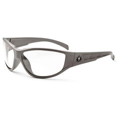 Njord Clear Lens Matte Gray Safety Glasses - Caliber Tooling