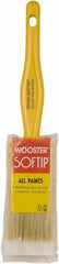 Wooster Brush - 1-1/2" Synthetic General Purpose Paint Brush - 2-3/16" Bristle Length, Plastic Handle - Caliber Tooling