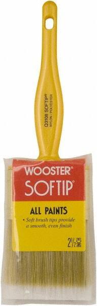 Wooster Brush - 2-1/2" Synthetic General Purpose Paint Brush - 2-7/16" Bristle Length, Plastic Handle - Caliber Tooling