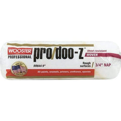 Wooster Brush - 3/4" Nap, 9" Wide Paint General Purpose Roller Cover - Smooth Texture, Fabric - Caliber Tooling