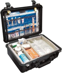 Pelican Products, Inc. - 14-1/16" Wide x 6-15/16" High, Clamshell Hard Case - Black, Polypropylene - Caliber Tooling