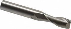 OSG - 10mm, 25mm LOC, 10mm Shank Diam, 70mm OAL, 2 Flute, Solid Carbide Square End Mill - Single End, Uncoated, Spiral Flute, 30° Helix, Centercutting, Right Hand Cut, Right Hand Flute, Series 402 - Caliber Tooling