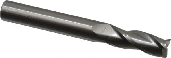 OSG - 1", 1-1/2" LOC, 1" Shank Diam, 4" OAL, 3 Flute, Solid Carbide Square End Mill - Single End, TiAlN Finish, Spiral Flute, 30° Helix, Centercutting, Right Hand Cut, Right Hand Flute, Series 403 - Caliber Tooling