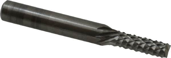 OSG - 3/16" Diam, 5/8" LOC, End Mill End, Solid Carbide Diamond Pattern Router Bit - Right Hand Cut, 2" OAL, 1/4" Shank Diam, Use on Fiberglass - Caliber Tooling