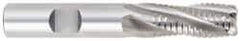 OSG - 1-1/4" Diam, 4" LOC, 6 Flute Cobalt Roughing & Finishing Square End Mill - Uncoated, 6-1/2" OAL, 1-1/4" Shank Diam, Weldon Shank, 30° Helix, Centercutting - Caliber Tooling