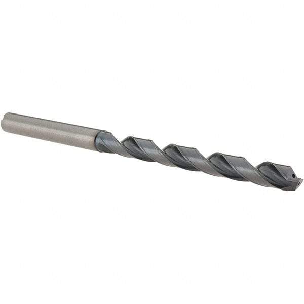 Sumitomo - Letter I, 135° Point, Solid Carbide Taper Length Drill Bit - TiAlCr/TiSi Finish, 3.0315" Flute Length, 5.1181" OAL, Series MDW-HGS - Caliber Tooling