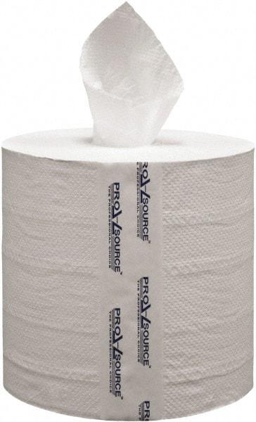 PRO-SOURCE - Center Pull Roll of 2 Ply White Paper Towels - 8-1/4" Wide, 660' Roll Length - Caliber Tooling