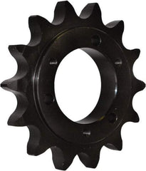 U.S. Tsubaki - 12 Teeth, 3/4" Chain Pitch, Chain Size 60, QD Sprocket - 1-1/4" Bore Diam, 3-1/4" Outside Diam - Caliber Tooling