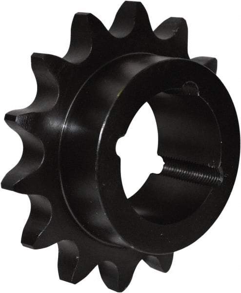 U.S. Tsubaki - 30 Teeth, 5/8" Chain Pitch, Chain Size 50, Taper Lock Sprocket - 2-1/8" Bore Diam, 6.32" Outside Diam - Caliber Tooling