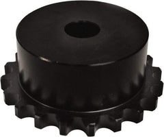 U.S. Tsubaki - 1-1/4" Bore Diam Plain Bore Roller Chain Coupling - 7.588" Coupling OD - Caliber Tooling