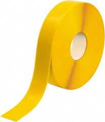 PRO-SAFE - Yellow Solid Color PVC Tape - 2" Wide x 100' Long x 50 mil Thick, General Traffic - Caliber Tooling