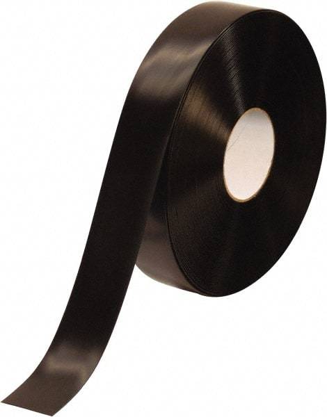 PRO-SAFE - Black Solid Color PVC Tape - 2" Wide x 100' Long x 50 mil Thick, General Traffic - Caliber Tooling