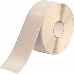 PRO-SAFE - White Solid Color PVC Tape - 4" Wide x 100' Long x 50 mil Thick, General Traffic - Caliber Tooling