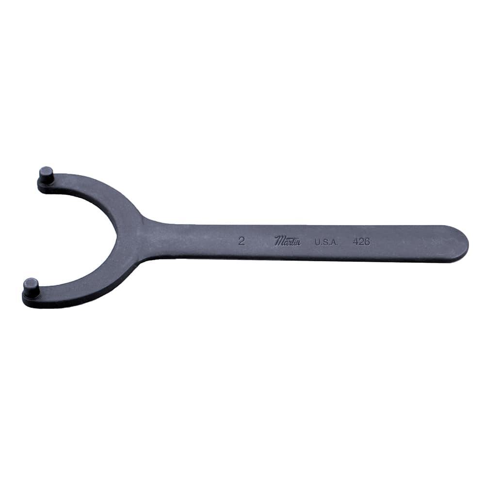 Martin Tools - Spanner Wrenches & Sets; Tool Type: Fixed Face Spanner Wrench ; Minimum Capacity (Inch): 1-1/2 ; Maximum Capacity (Inch): 1-1/2 ; Finish/Coating: Black Oxide ; Pin Diameter (Inch): 7/32 ; Warranty: Mfr's Lifetime Warranty - Exact Industrial Supply