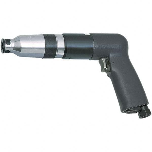 Ingersoll-Rand - 1/4" Bit Holder, 1,700 RPM, Pistol Grip Handle Air Screwdriver - 10 to 53.1 In/Lb Torque, 20 CFM - Caliber Tooling