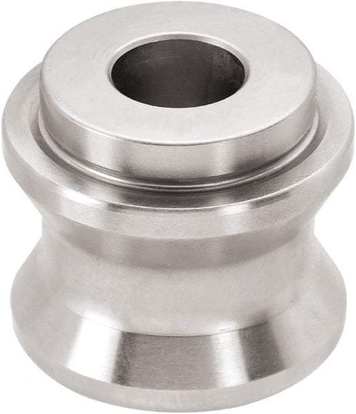 Jergens - Hardened Steel & Stainless Steel Clamp Cylinder Pressure Point - For ZPS, 40mm High x 40mm Wide - Caliber Tooling