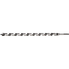 Irwin - 13/16", 5/8" Diam Hex Shank, 18" Overall Length with 15" Twist, Utility Auger Bit - Caliber Tooling