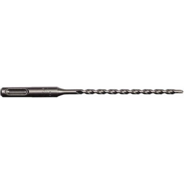 3/16″ Diam, SDS-Plus Shank, Carbide-Tipped Rotary & Hammer Drill Bit 4″ Usable Length, 6″ OAL