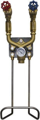 SANI-LAV - 1/2" Pipe, 150 Max psi, Brass Water Mixing Valve & Unit - Female Flare x Male Flare End Connections - Caliber Tooling