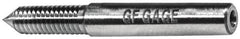 GF Gage - 7/16-28 Go Truncated Taperlock Thread Setting Plug Gage - Class 3A, Size 2 Handle, Steel - Caliber Tooling