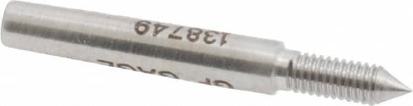 GF Gage - #3-56, Class 2B, Single End Plug Thread No Go Gage - Hardened Tool Steel, Size 000 Handle Not Included - Caliber Tooling