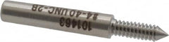 GF Gage - #4-40, Class 2B, Single End Plug Thread No Go Gage - Hardened Tool Steel, Size 00 Handle Not Included - Caliber Tooling