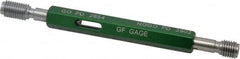 GF Gage - 5/16-24, Class 2B, Double End Plug Thread Go/No Go Gage - Hardened Tool Steel, Size 1 Handle Included - Caliber Tooling