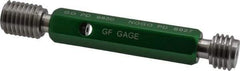 GF Gage - 3/4-10, Class 2B, Double End Plug Thread Go/No Go Gage - Hardened Tool Steel, Size 3 Handle Included - Caliber Tooling