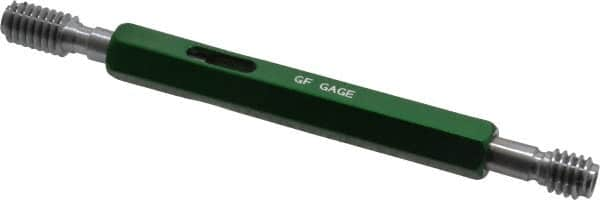 GF Gage - 5/16-18, Class 3B, Double End Plug Thread Go/No Go Gage - Hardened Tool Steel, Size 1 Handle Included - Caliber Tooling