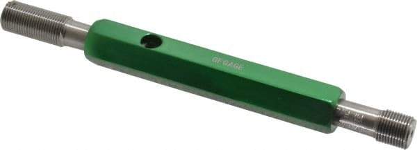 GF Gage - 3/8-32, Class 3B, Double End Plug Thread Go/No Go Gage - Hardened Tool Steel, Size 2 Handle Included - Caliber Tooling