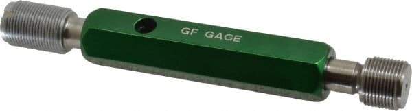 GF Gage - 5/8-24, Class 3B, Double End Plug Thread Go/No Go Gage - Hardened Tool Steel, Size 3 Handle Included - Caliber Tooling