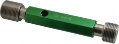 GF Gage - 1-14, Class 3B, Double End Plug Thread Go/No Go Gage - Hardened Tool Steel, Size 4 Handle Included - Caliber Tooling