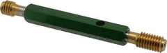 GF Gage - 7/16-14, Class 2B, Double End Plug Thread Go/No Go Gage - High Speed Steel, Size 2 Handle Included - Caliber Tooling