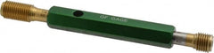 GF Gage - 7/16-20, Class 2B, Double End Plug Thread Go/No Go Gage - High Speed Steel, Size 2 Handle Included - Caliber Tooling