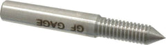 GF Gage - 4-40 Thread, Steel, Screw Thread Insert (STI) Class 3B, Plug Thread Insert No Go Gage - Single End without Handle - Caliber Tooling