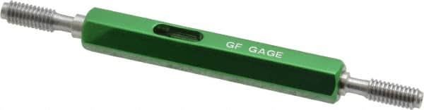 GF Gage - 6-32 Thread, Steel, Screw Thread Insert (STI) Class 3B, Plug Thread Insert Go/No Go Gage - Double End with Handle - Caliber Tooling