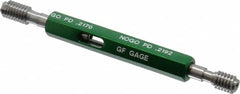 GF Gage - 10-24 Thread, Steel, Screw Thread Insert (STI) Class 3B, Plug Thread Insert Go/No Go Gage - Double End with Handle - Caliber Tooling