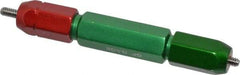 GF Gage - #4-40, Class 2B, Double End Plug Thread Go/No Go Gage - Steel, Size 2W Handle Included - Caliber Tooling