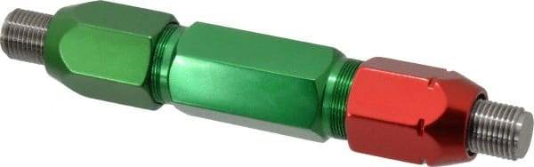 GF Gage - 9/16-18, Class 2B, Double End Plug Thread Go/No Go Gage - Steel, Size 6W Handle Included - Caliber Tooling