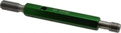 GF Gage - M10x1.25, Class 6H, Double End Plug Thread Go/No Go Gage - Hardened Tool Steel, Size 2 Handle Included - Caliber Tooling