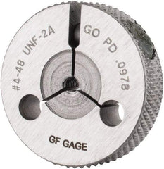 GF Gage - 4-48 Go Single Ring Thread Gage - Class 2A - Caliber Tooling