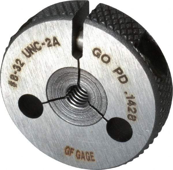 GF Gage - 8-32 Go Single Ring Thread Gage - Class 2A - Caliber Tooling