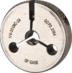 GF Gage - 1/4-20 Go Single Ring Thread Gage - Class 2A - Caliber Tooling