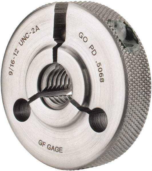 GF Gage - 9/16-12 Go Single Ring Thread Gage - Class 2A - Caliber Tooling